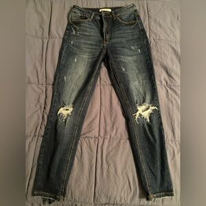 Pink Lily Dark Wash Jeans